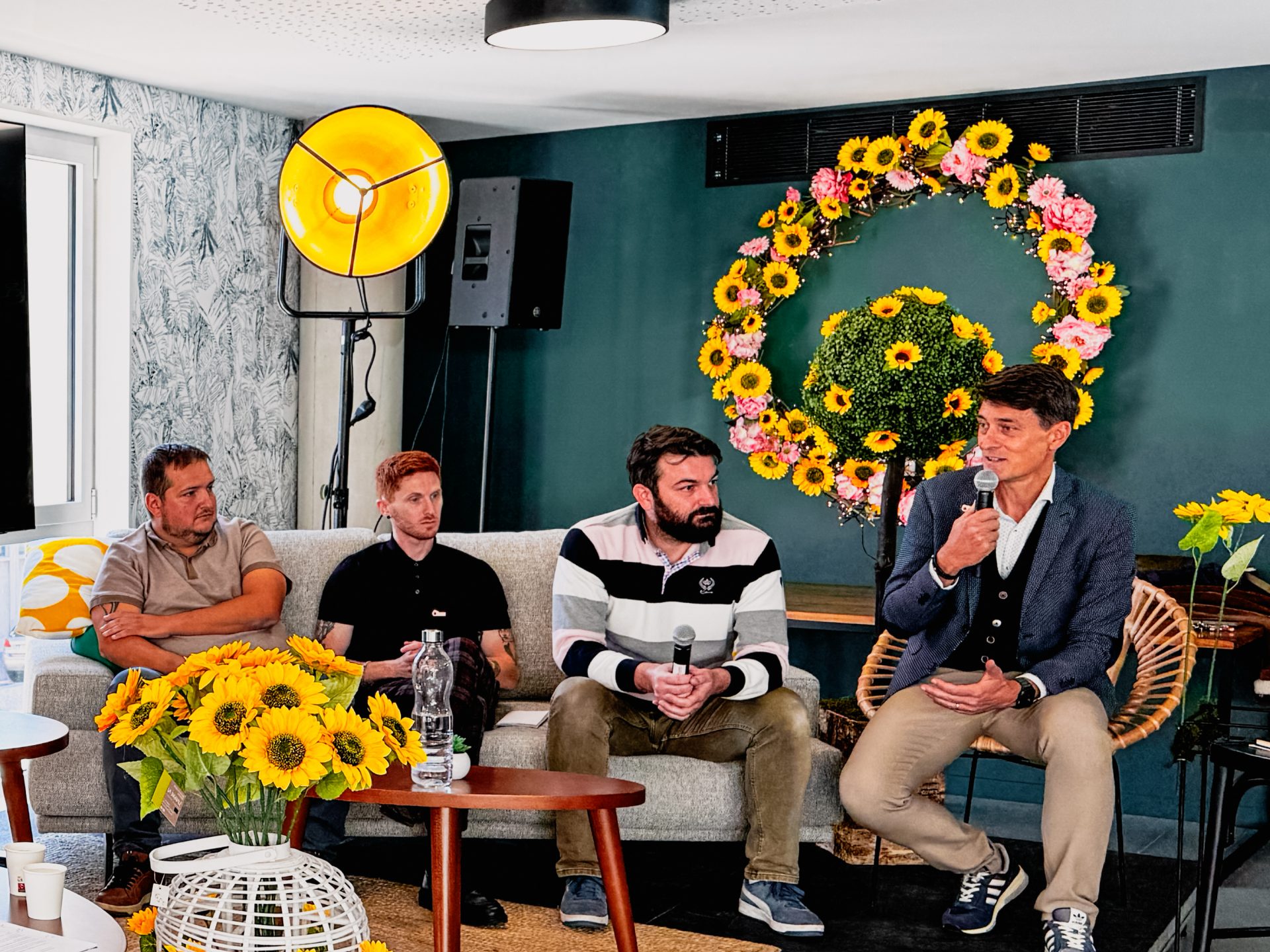 Grégory Varenne (Campus26), Fabien Serra (TIZY), Grégory Planchat (Kiboko) et Frédéric Pacotte